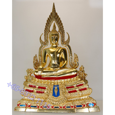 S/n:580 Phra Buddha ChinNaRat 5 Inches Lap Statue, Wat Yai...
