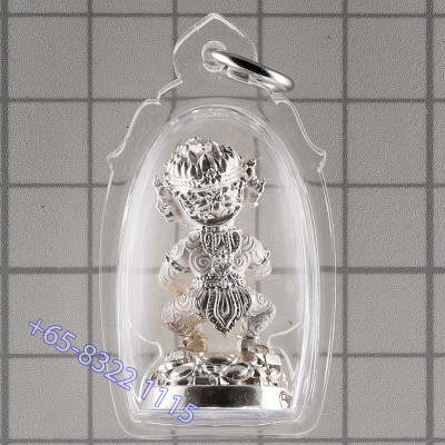 KB KhamFan 2562 Sihuhata Silver Plated 3.1cm, Takrut