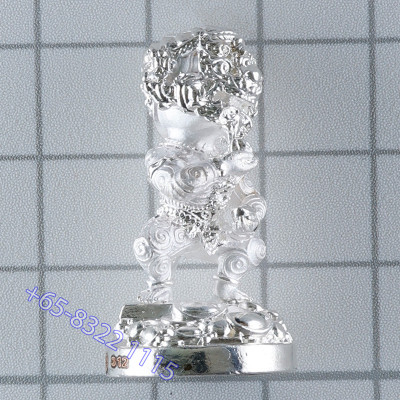 KB KhamFan 2562 Sihuhata Silver Plated 3.1cm, Takrut
