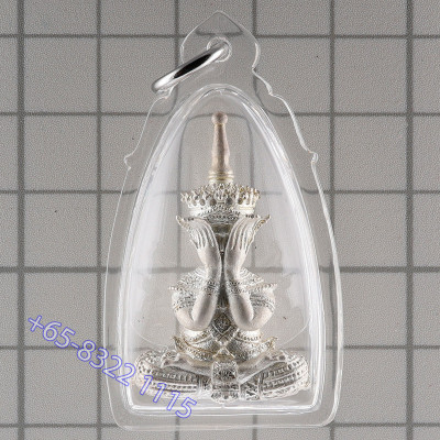 Made 499 Silver Phra Pidta 2558 Wat TraiMit 12 Famous Monks...