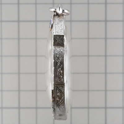 LP Keow 银龙牙金符管,编号:443 龙莆托,佛历2555,Wat Hui Ngor