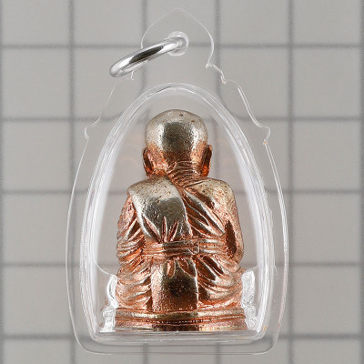 龙婆Deng，Wat Rai 佛历2554，龙莆托2.8cm 做999尊编号：561