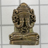 龙婆同与九位著名僧侣加持 佛历2553 帕比打，铜 2.1cm