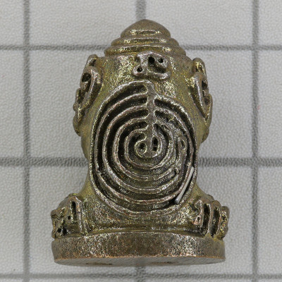 龙莆 Thong & 9 著名 僧侣 加持 佛历2553 必达佛 Bronze 2.1cm