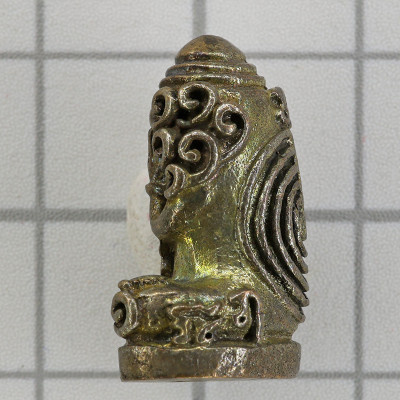 龙莆 Thong & 9 著名 僧侣 加持 佛历2553 必达佛 Bronze 2.1cm