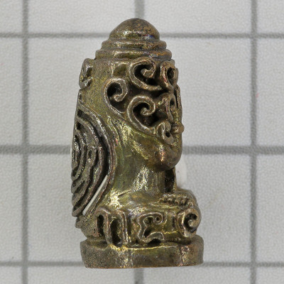 龙莆 Thong & 9 著名 僧侣 加持 佛历2553 必达佛 Bronze 2.1cm