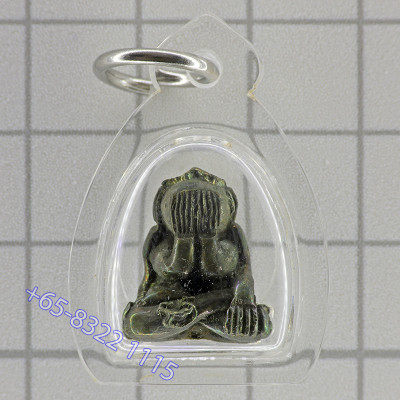 龙婆同与九位著名僧侣加持 佛历2553 帕比打，铜马卡西 1.5cm