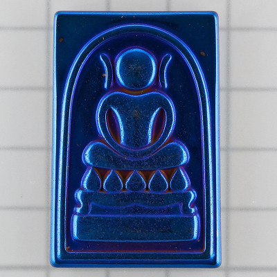 Made 199 KruBa Baeng 2568 Phra Somdej Kaiser Blue Plated 4.3cm