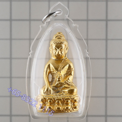S/n: 26 LP Loy 2561 Phra Kring Gold Plated 4cm, Made 60 pcs