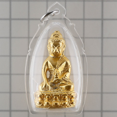 S/n: 26 LP Loy 2561 Phra Kring Gold Plated 4cm, Made 60 pcs