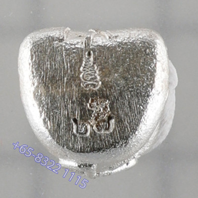 Wat KhaoOr，9 名师加持佛历2557，避達，纯银2cm