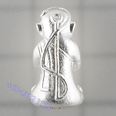 Wat KhaoOr，9 名师加持佛历2557，避達，纯银2cm
