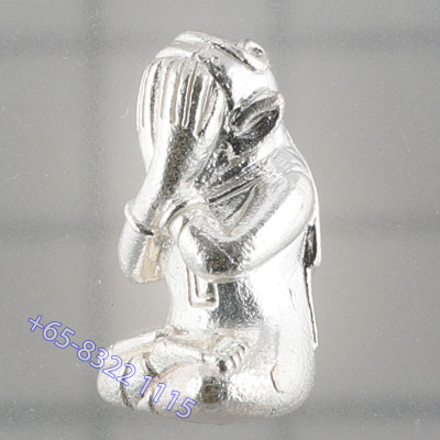 Wat KhaoOr，9 名师加持佛历2557，避達，纯银2cm