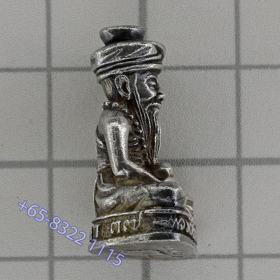 S/n:2033 LP PromMa 2537 Phra Lersi TaFai, Silver 2.5cm