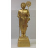 做69尊,编号:32 Phra Sivali 金身,佛历2557,Wat ThaLunThong,19寸高