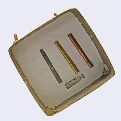 做69尊,编号:32 Phra Sivali 金身,佛历2557,Wat ThaLunThong,19寸高