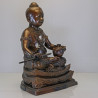 Made 500 S/n:129 LP Hong 2554 Thep Kuman Statue 25cm Money Bag & Sword Version