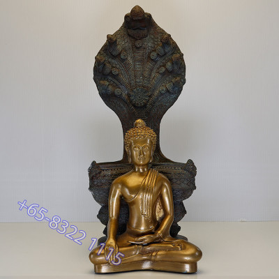 编号：22 Ajahn Plian 佛历2563 周六佛七龙佛金身 31cm