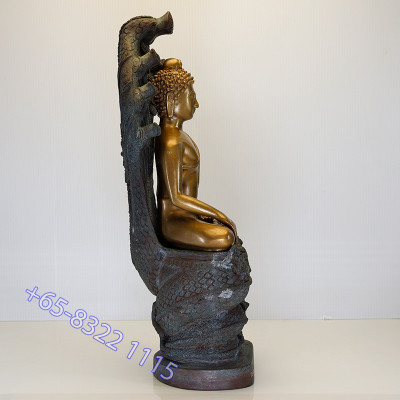 编号：22 Ajahn Plian 佛历2563 周六佛七龙佛金身 31cm