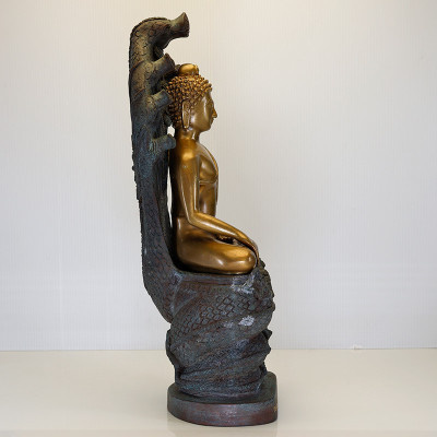 S/n:22 Ajahn Plian 2563 Phra NakProk Staue 31cm Saturday Buddha