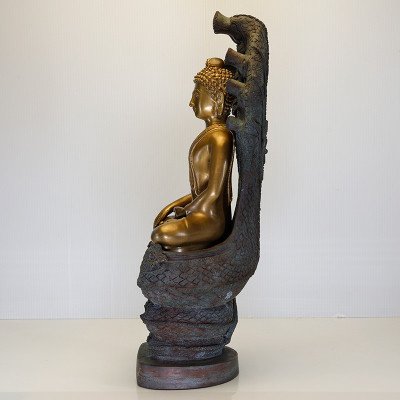 S/n:22 Ajahn Plian 2563 Phra NakProk Staue 31cm Saturday Buddha