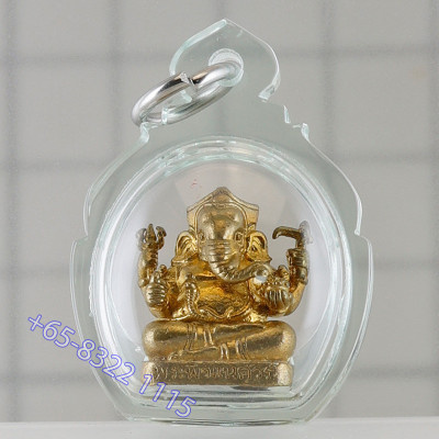 LP Hong B.E.2555 Phra PiKaNet Thong RaKhang 2cm Wat SuSanThungMon