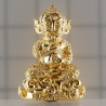 KB BoonYang & Ajahn Subin 2565 SiHuHaTa Gold Plated 3cm Made 1999