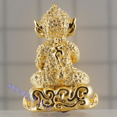 KB BoonYang & Ajahn Subin 2565 SiHuHaTa Gold Plated 3cm Made 1999