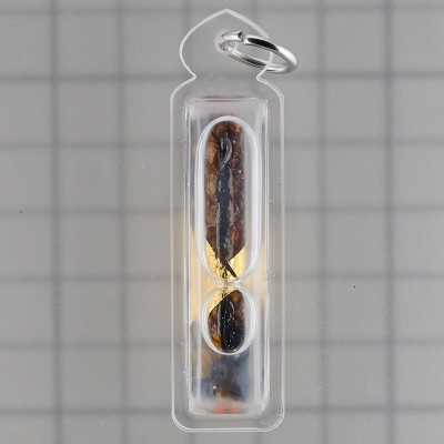头班，龙普音佛历2558 蛇皮打固，粘金，人缘油，4.5cm