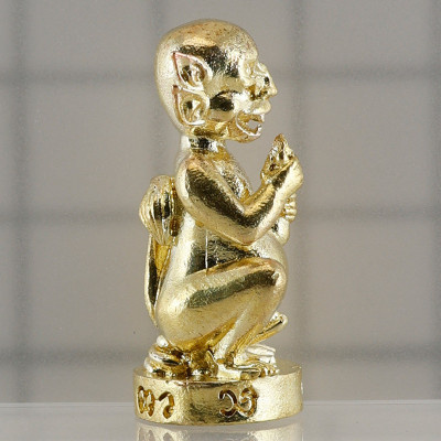 KB BoonYang & Ajahn Subin 2565 SiHuHaTa Gold Plated 2.8cm