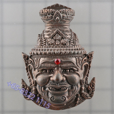 Phra Lersi TaFai 2551 LP Nien Chanted 3 Months, Nawa 4.8cm Silver Takruts