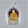 S/n:1597 Maha Surasak 2554 Silver Red Longya 4.3cm