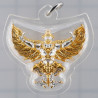 Mass Chanted Wat Krut 2567 Phaya Krut Gold Silver Plated 3.5cm