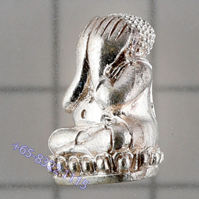 理﻿事版，银做200尊，龙婆Kloy佛历2557加持，银1.7cm，瓦福考通