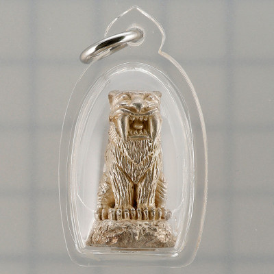 Wat KhaoOr 9 Famous Master Chanted 2557 Phaya Sua Silver 2.3cm