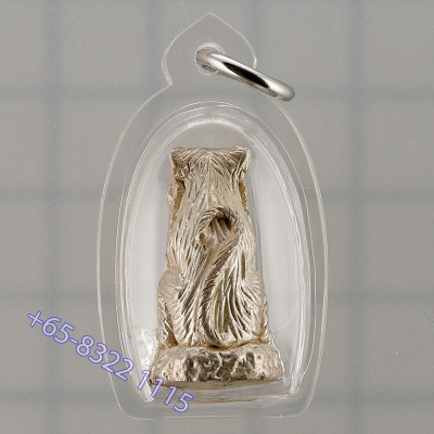 Wat KhaoOr，9 名师加持佛历2557，老虎，纯银2cm