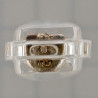 Wat KhaoOr 9 Famous Master Chanted 2557 Phra Pidta Silver 2.2cm