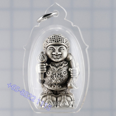 Phra 大黑天财神 ChaoSua 2567 KruBa Chai Ya, Satin 3.5cm