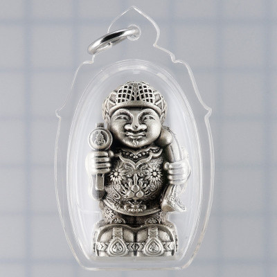 Phra 大黑天财神 ChaoSua 2567 KruBa Chai Ya, Satin 3.5cm