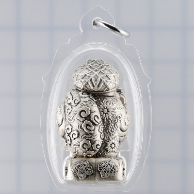 Phra 大黑天财神 ChaoSua 2567 KruBa Chai Ya, Satin 3.5cm