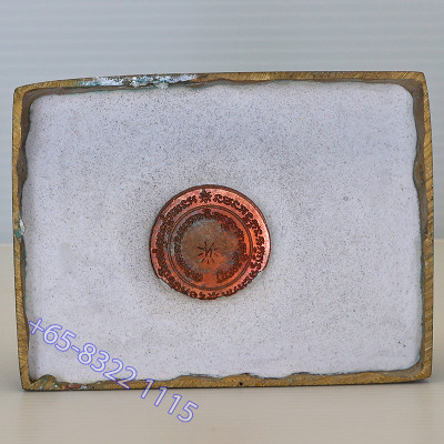Wat倡嗨SaoHa龙莆托贴金箔 3寸金身佛历2563Wat Chang Hai,高12cm