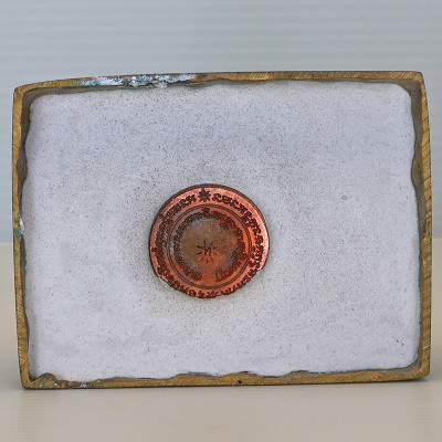Wat倡嗨SaoHa龙莆托贴金箔 3寸金身佛历2563Wat Chang Hai,高12cm
