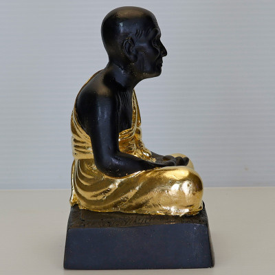 Wat倡嗨SaoHa龙莆托贴金箔 3寸金身佛历2563Wat Chang Hai,高12cm