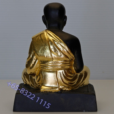 Wat Chang Hai 2563 SaoHa LP Thuat Gold Plated 3 Inches Lap Statue Height 12cm