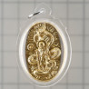 九名僧加持，阿赞康诚，佛历2555龙莆托，理﻿事版镀金小模3.6cm，做 37 套
