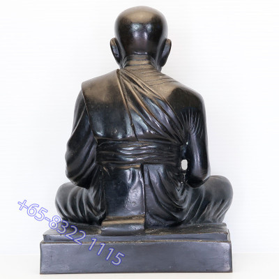 Wat Chang Hai 2541 LP Thuad 6 Inches Lap Statue 22cm