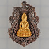 Made 59 S/n:19 Real Gold Phra Kring Roy-pi Wat BoWon 2554 Nawa Real Gold Buddha, Real Gold Takrut
