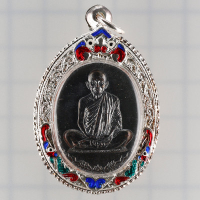 LP Koon 2557 ThongDaeng RonDam 3.2cm Committee Set, Wat BanRai