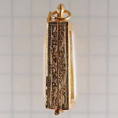 龙婆坤崇迪佛浸泡圣水72天,佛历2537,龙婆坤72岁