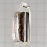 LP Hong 2556 Phra Somdej, Silver Takrut, Hairs, Ruby, Wood 3.8cm